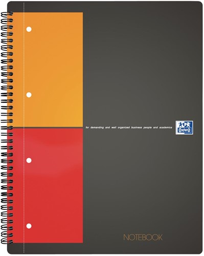 Oxford INTERNATIONAL Notebook, 160 bladzijden, ft A4+, geruit 5 mm 1 Stuk