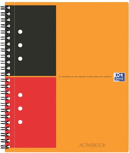 Oxford INTERNATIONAL activebook, 160 pages, ft A5+, ligné 1 Stuk