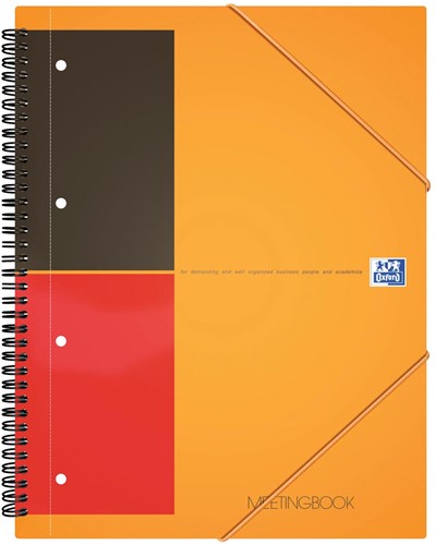 Oxford INTERNATIONAL Meetingbook, 160 bladzijden, ft A5+, gelijnd 1 Stuk