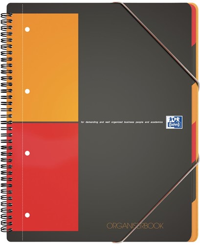 Oxford INTERNATIONAL organiserbook, 160 pages, ft A4+, quadrillé 5 mm