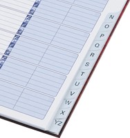 Oxford INTERNATIONAL Addressbook, ft A5, 144 pages 1 Stuk-3