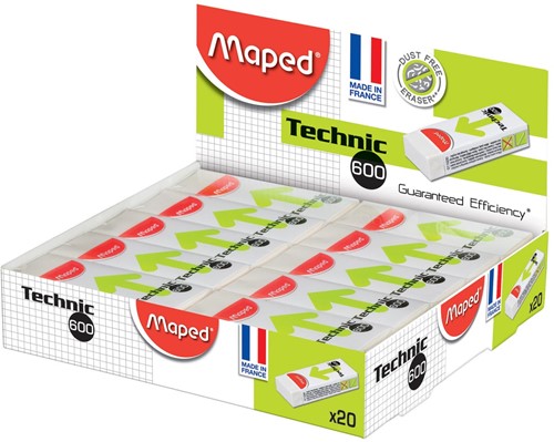 Maped gomme Technic 600 boîte de 20 pièces 1 Stuk