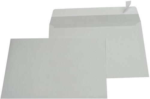 Gallery Ft 162 x 229 mm (C5) bande adhésive, intérieur gris