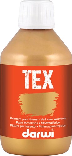 Darwi peinture textile Tex, 250 ml, or