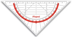 Maped geodriehoek Geo-Flex, ft 16 cm, flexibel 1 Stuk