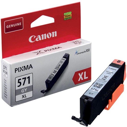 Canon inktcartridge CLI-571XL, 375 foto's, OEM 0335C001, grijs 1 Stuk