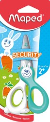 Maped kinderschaar Kidicut, ft 12 cm, RVS, geassorteerde kleuren, blister van 1 stuk 1 Stuk