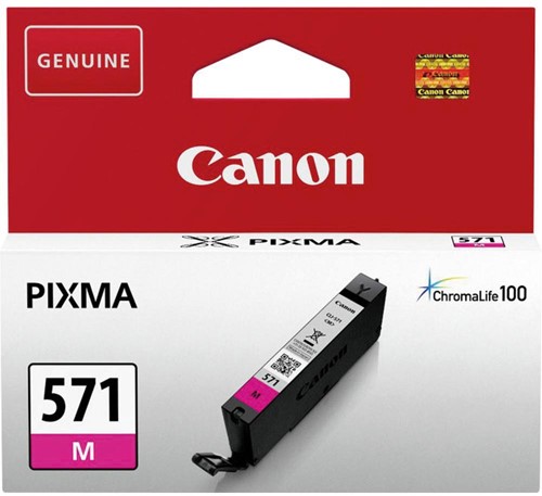 Canon inktcartridge CLI-571M, 173 foto's, OEM 0387C001, magenta 1 Stuk