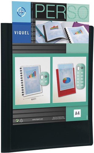 Viquel protège-documents 40 pochettes, noir