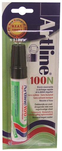 Artline Marqueur permanent 100N noir (sous blister)