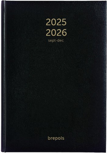 Brepols schoolagenda Bretime Lima, zwart, 2025-2026 1 Stuk
