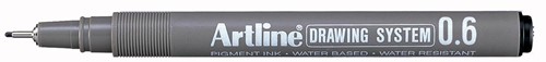 Fineliner Drawing System 0,6 mm 1 Stuk