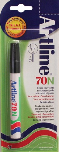Artline Marqueur permanent 70N noir, sous blister