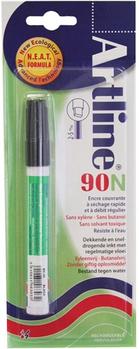 Artline Marqueur permanent 90N noir, sous blister