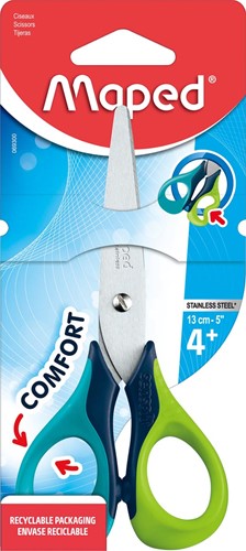 Maped ciseaux Sensoft, 13 cm, pour droitiers, à bouts ronds 1 Stuk