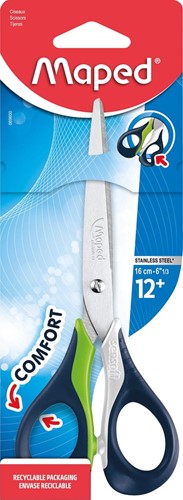 Maped ciseaux Sensoft, 16 cm, pour droitiers, à bouts pointus 1 Stuk