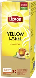 Lipton thee Feel Good Selection, Yellow label, doos van 25 zakjes 25 Stuk