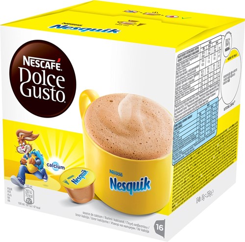 Nescafé Dolce Gusto koffiecapsules, Nesquik, pak van 16 stuks 16 Cup