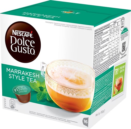Nescafé Dolce Gusto theecapsules, Marrakesh, pak van 16 stuks 16 Cup