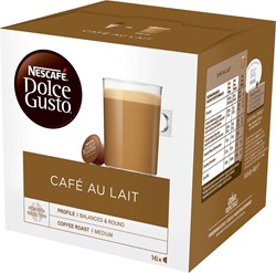 Nescafé Dolce Gusto dosettes de café, café au lait, paquet de 16 dosettes 16 kop
