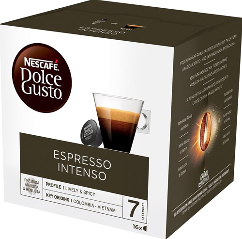 Nescafé Dolce Gusto koffiecapsules, Espresso Intenso, pak van 16 stuks