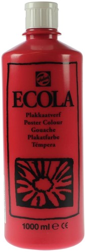 Talens Ecola gouache flacon de 1000 ml, écarlate