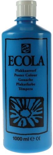 Talens Ecola gouache flacon de 1000 ml, bleu clair