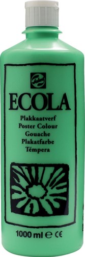Talens Ecola gouache flacon de 1000 ml, vert clair