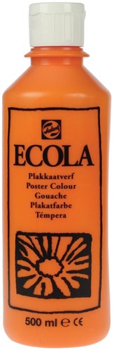 Talens Ecola gouache flacon de 500 ml, orange