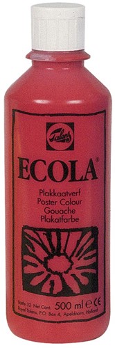 Talens Ecola gouache flacon de 500 ml, carmin
