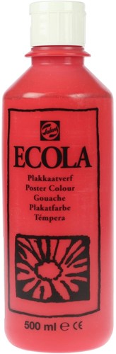 Talens Ecola gouache flacon de 500 ml, éclarlate