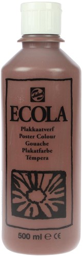 Talens Ecola gouache flacon de 500 ml, brun
