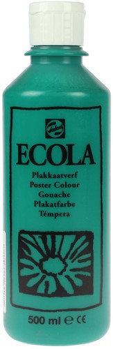 Talens Ecola plakkaatverf flacon van 500 ml, donkergroen