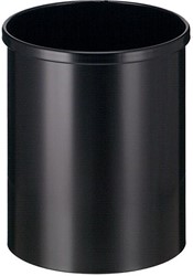 Eko papierbak uit metaal, inhoud 15 L, zwart 1 Stuk