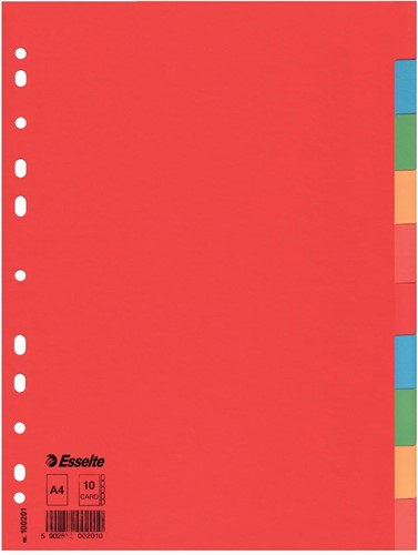 Esselte tabbladen Economy 10 tabs 1 Set