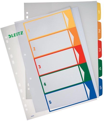 Leitz Intercalaires imprimables 5 onglets