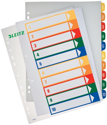Leitz intercalaires imprimables 10 onglets