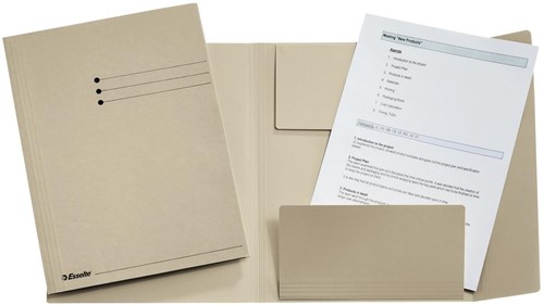 Esselte chemise de classement gris, ft folio 1 Stuk