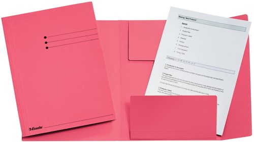 Esselte dossiermap roze, ft A4 1 Stuk