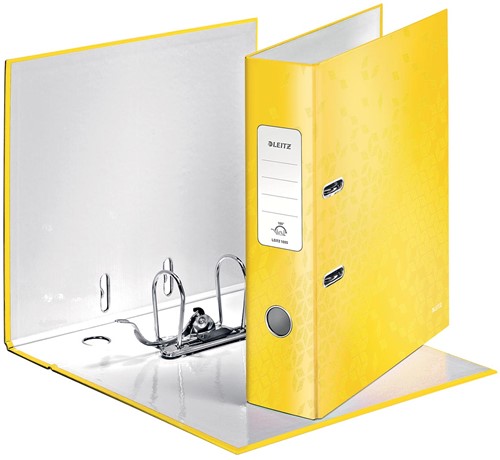 Leitz WOW classeur à levier, jaune, dos de 8,0 cm-2