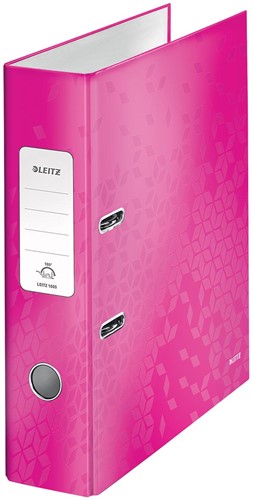 Leitz WOW classeur à levier, rose, dos de 8,0 cm 1 Stuk