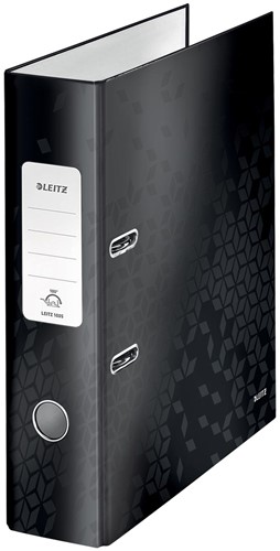 Leitz WOW classeur à levier, noir, dos de 8,0 cm