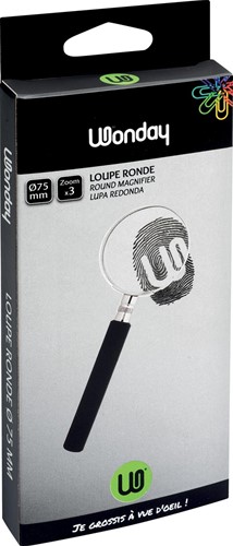 Wonday loupe diamètre: 75 mm, grossit 3 fois, en boîte