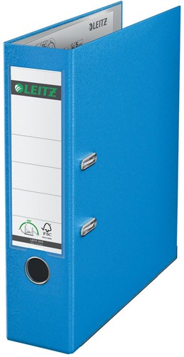 Leitz 180° ordner, A4, uit PP, rug van 8 cm, lichtblauw 1 Stuk