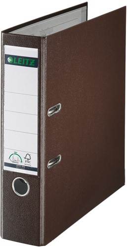 Leitz 180° ordner, A4, uit PP, rug van 8 cm, bruin 1 Stuk