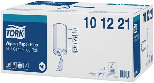 Tork papier de nettoyage Mini Centerfeed, 2 plis, système M1, paquet de 11 rouleaux