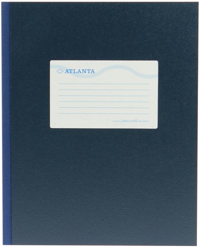 Atlanta by Jalema breedkwarto's 128 bladzijden, blauw 1 Stuk