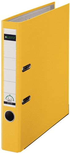 Leitz 180° ordner, A4, uit PP, rug van 5 cm, geel 1 Stuk