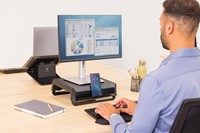Fellowes monitorstandaard Breyta, zwart-2