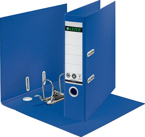 Leitz Recycle 180° classeur à levier, dos de 8 cm, bleu